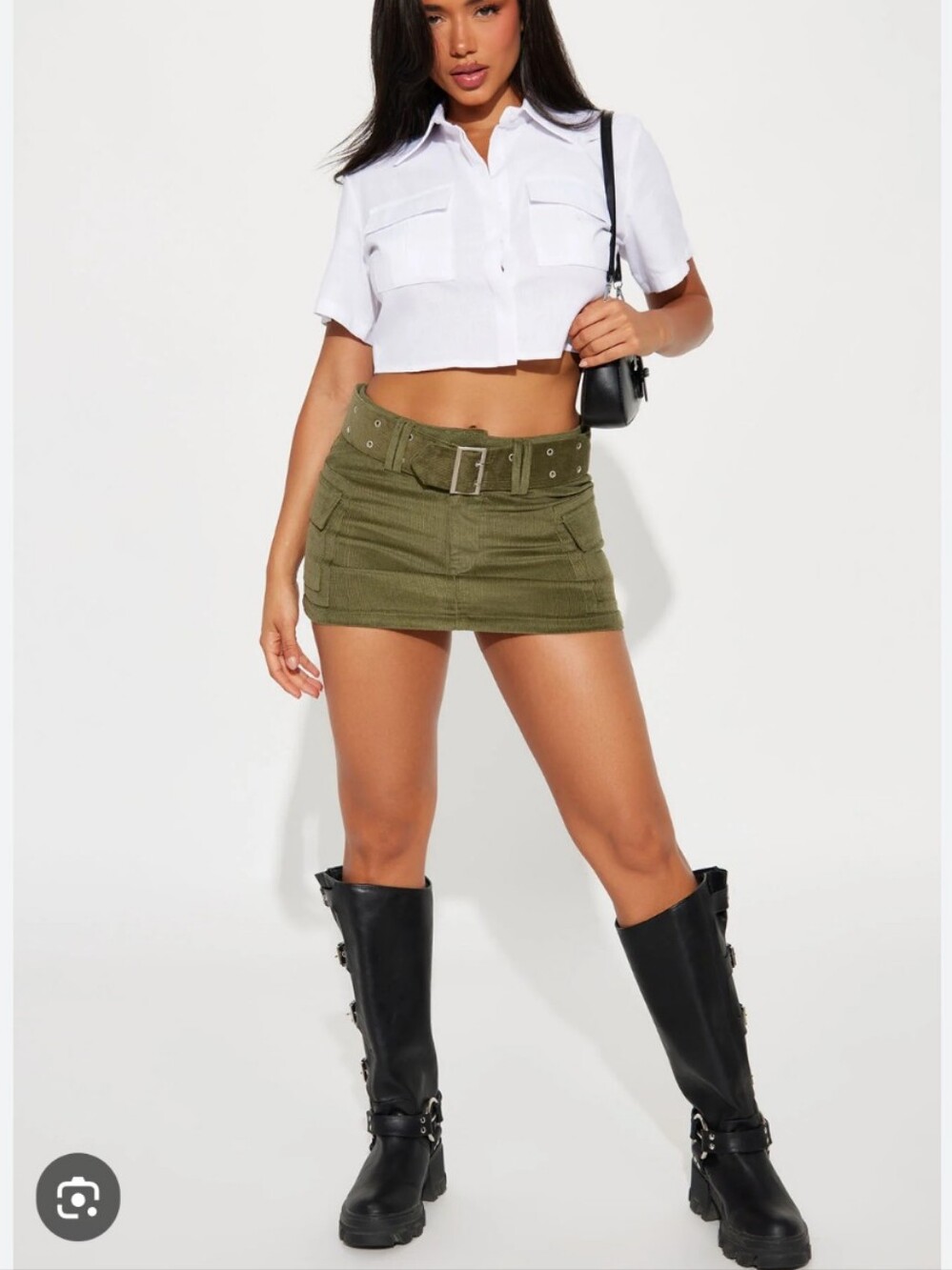 Fashion Nova Grey  Mini Skirt - Women
